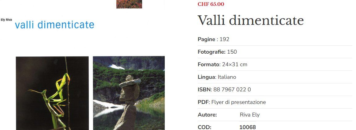 Bücher: Valli dimenticate - TICINO – Gebraucht aus Pambio Noranco von Pol69 3