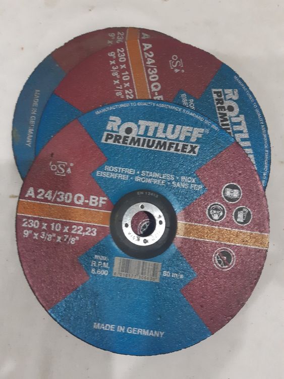 10 Inox-Gewebetrennscheiben Für Metall, Gerade, Extra
