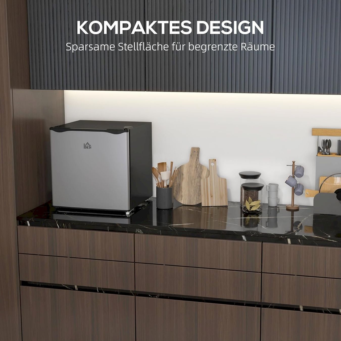 Kochen, Essen & Trinken: HOMCOM Mini-Gefrierschrank 35L silber – Neu und originalverpackt aus Bottighofen von zaap 4