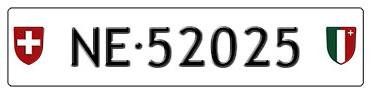 Insegne: Plaque auto NE 52025 – Nuovo (secondo la descrizione) da Boudevilliers venduto da ENCHERES-PLAQUES-NE