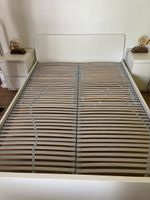 Bettgestell Weiss 160x200cm Lattenrost inklusive guter Zusta