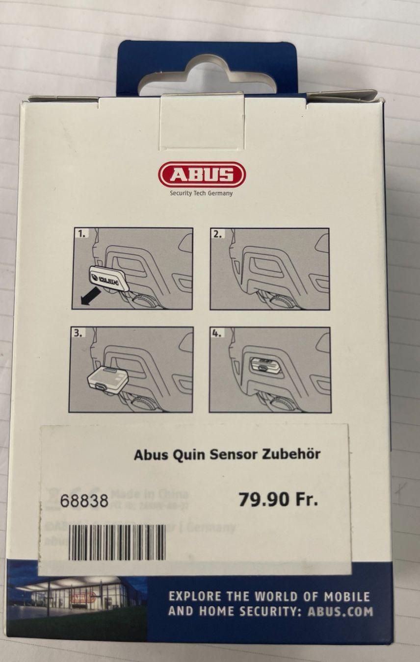 Messen: Quin Sensor für Abus Helm – Neu und originalverpackt aus Dietikon von e-motion_e-Bike_Welt 1