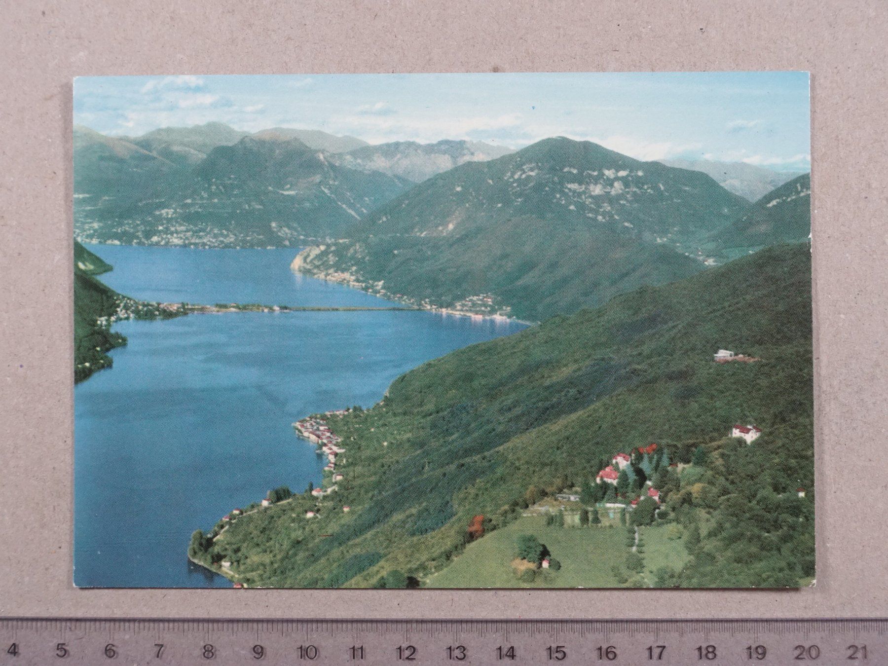 Cartoline postali: Serpiano, 1966 – Usato da Lenzburg venduto da fh1