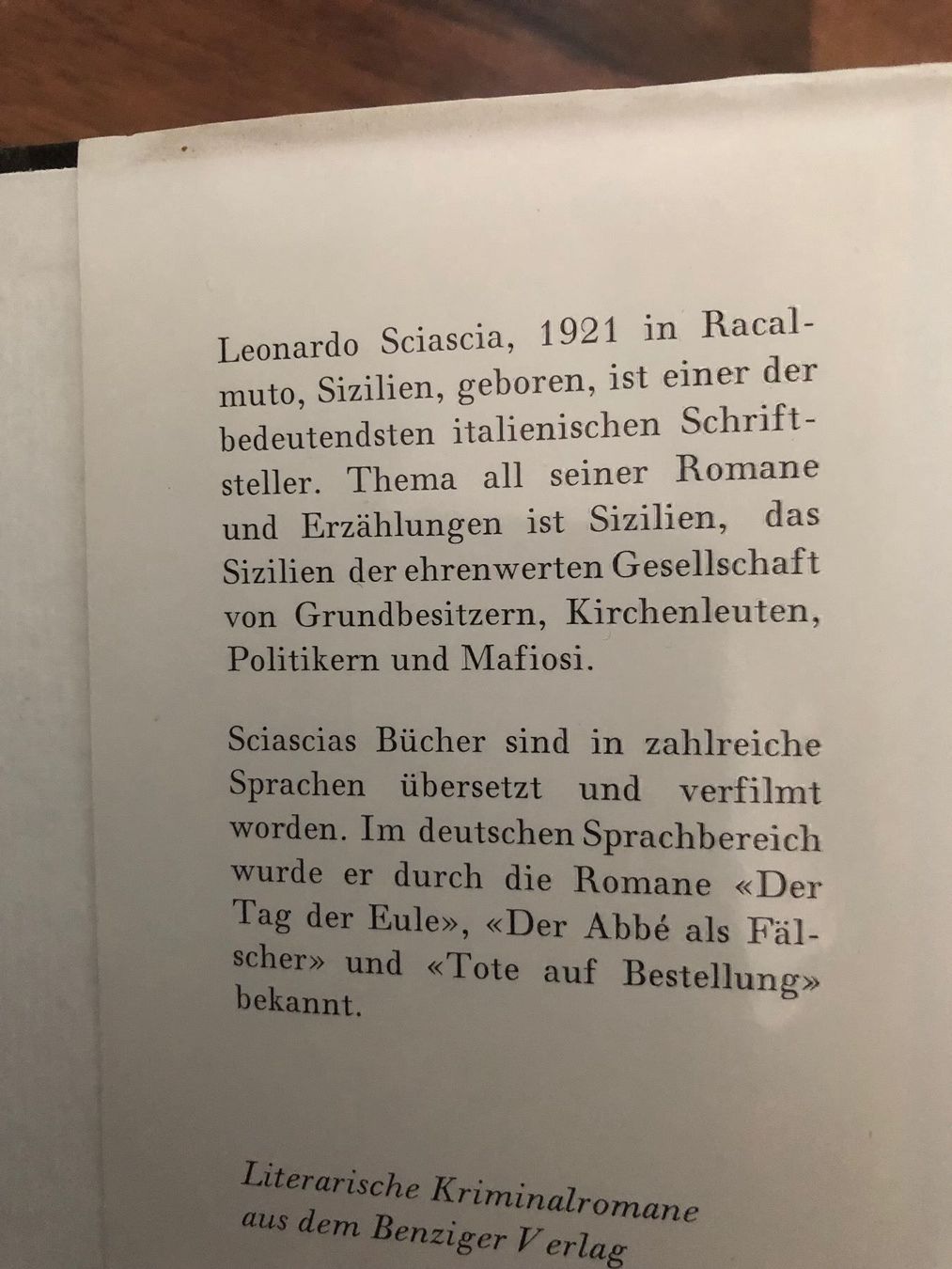 Libri: Tote Richter reden nicht, Leonardo Sciascia, Roman – Usato da Aarau venduto da R-O-G-E-R 1