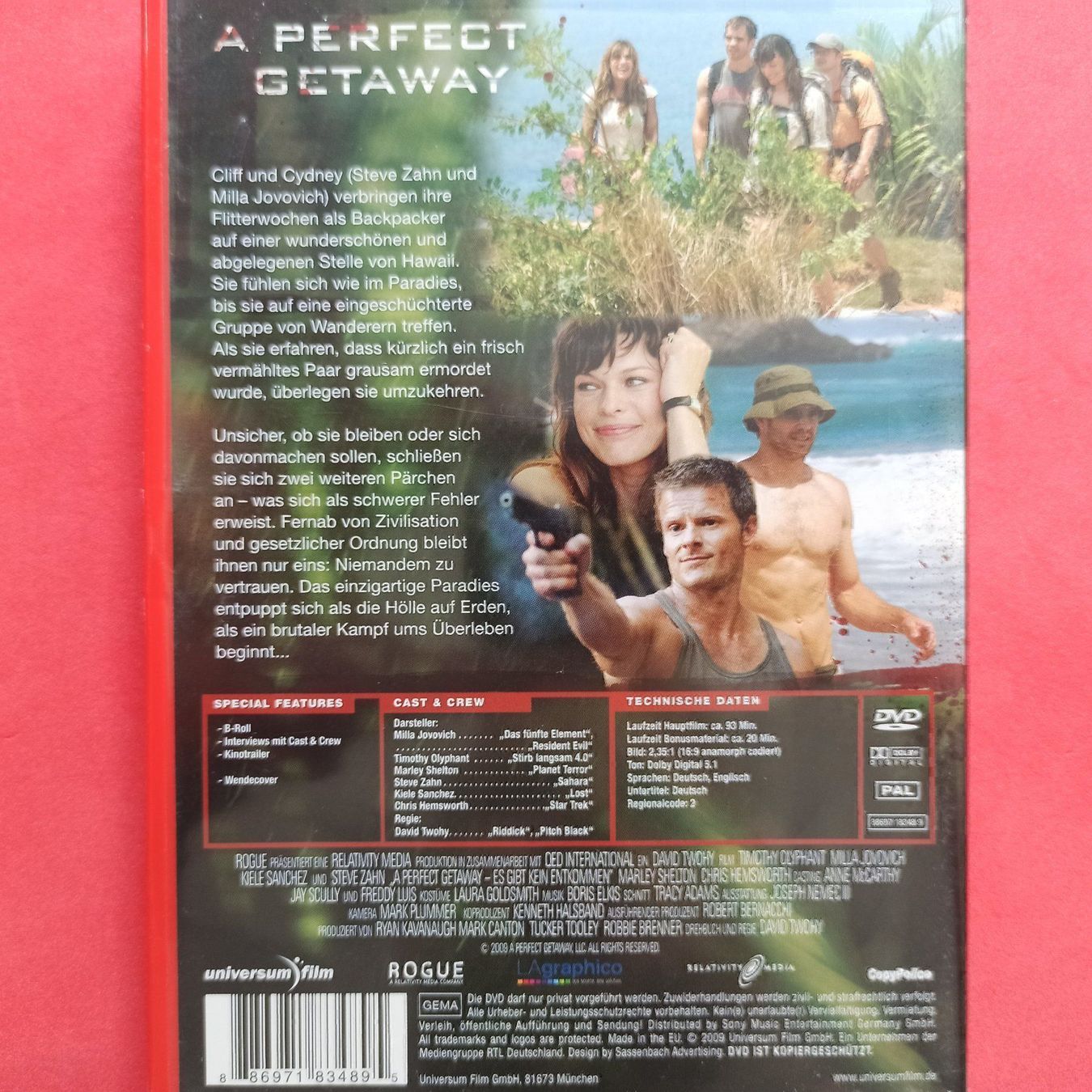 Tutti i DVDs: A Perfect Getaway – Usato da Dübendorf venduto da kb86_MOVIE 1