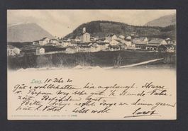 Lenz  Lantsch  GR  :   alte Ansichtskarte von 1902