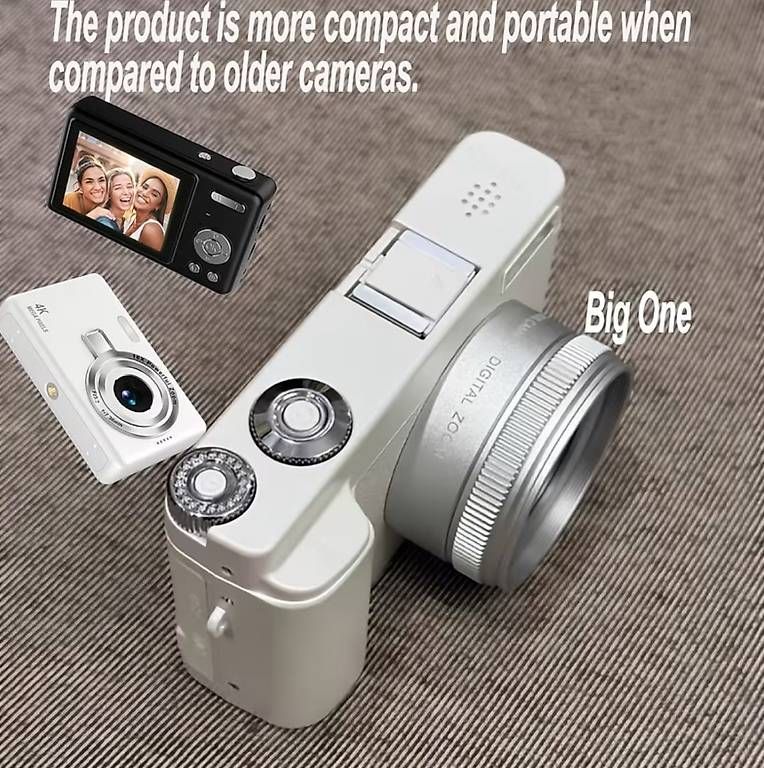Fotocamera: Neue Digital Kamera mit Klappdisplay (weiss) – Nuovo e nell'imballaggio originale da Altenrhein venduto da marcow313 2