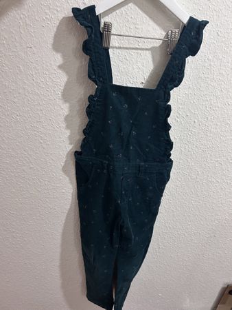 Salopette velours milleraies, fille Verbaudet 5 ans