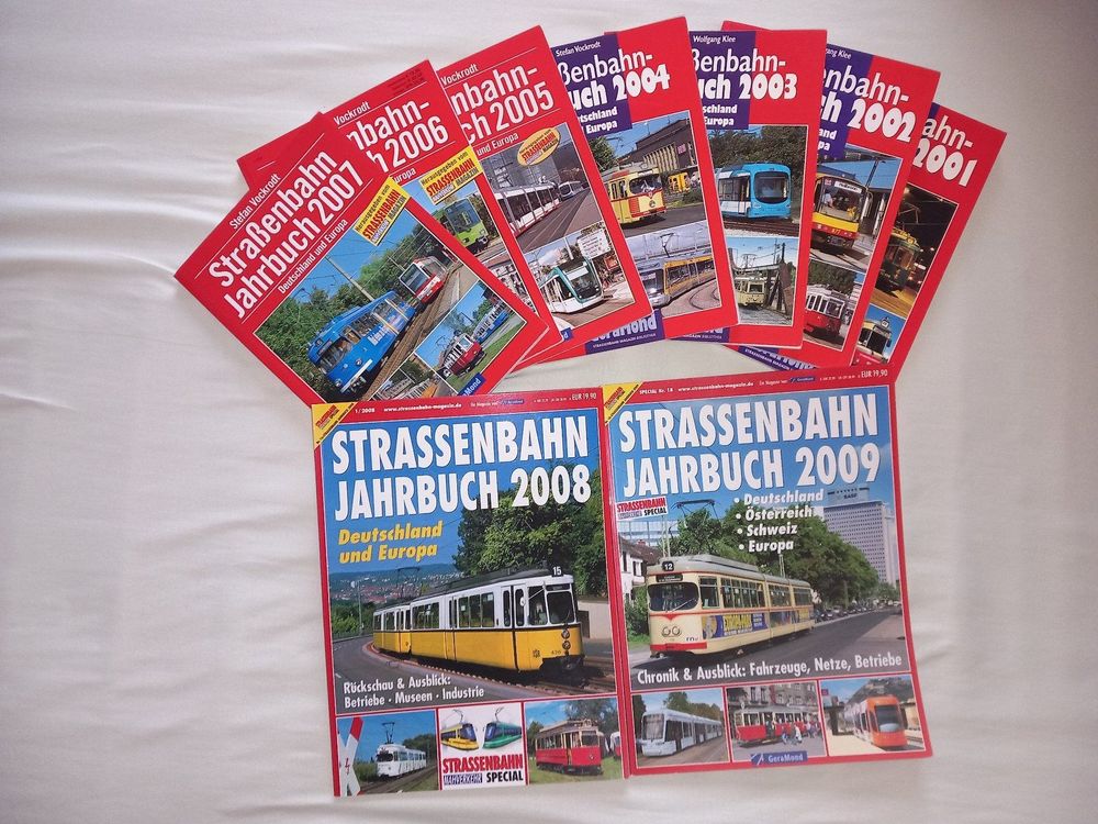 Strassenbahn Magazin Jahrb cker 2001 2009 Acheter Sur Ricardo