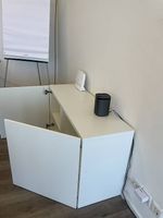 Sideboard mit Türen und zwei Ablageflächen (140x40x65cm)