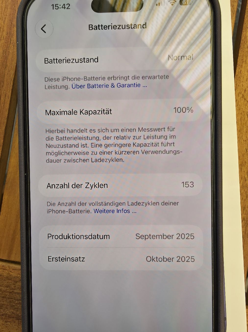 Apple Telefoni cellulari / Smartphones: IPhone 17pro Max - 100% Akku - 1TB - Blau – Nuovo (secondo la descrizione) da Grenchen venduto da Schattenfuchs 5