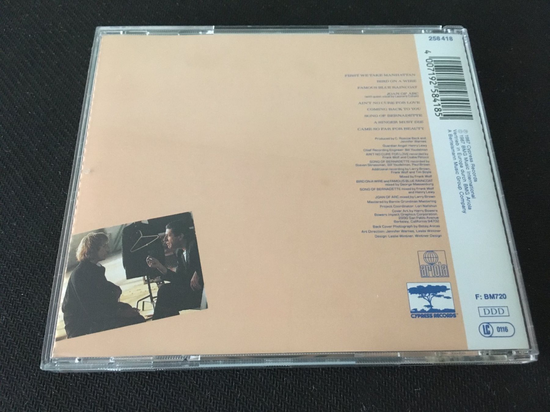 CDs: Jennifer Warnes - Famous Blue Raincoat -CD- – Gebraucht aus St.Gallen von MedienJoe 2