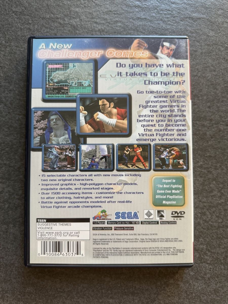 Sony Jeux: Virtua Fighter 4 Evolution PS2 NTSC – D'occasion à Zürich par cENS0R 1