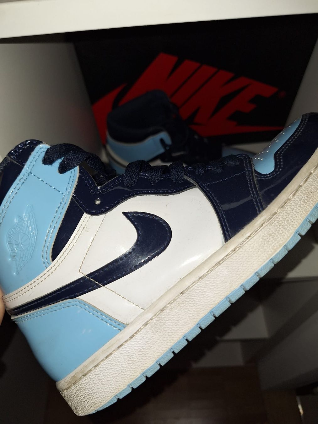 Scarpe da uomo: Jordan 1 Blue Chilli – Usato da Kaufdorf venduto da cheriecoco 1