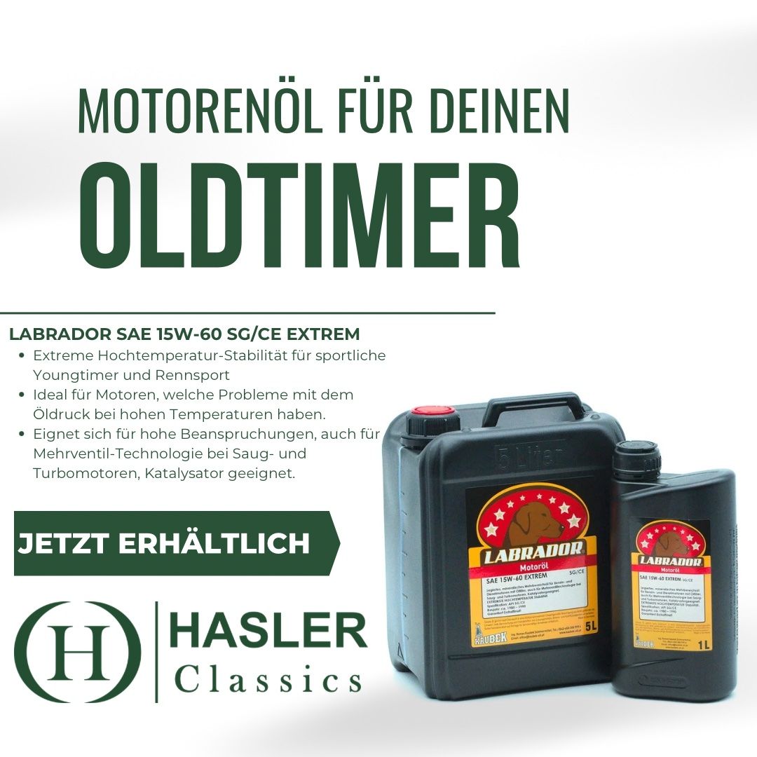 Öl und Additive: Motorenöl SAE 15W-60 SG/CE Extrem – Neu und originalverpackt aus Guntershausen von Hasler-Classics 2