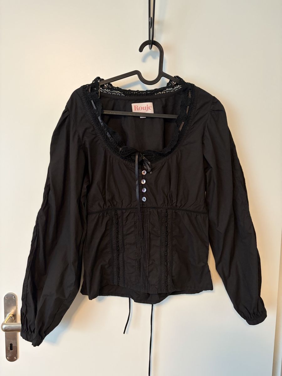 Rouje Camicette: Bluse Rouje Modell Annette schwarz – Nuovo (secondo la descrizione) da Winterthur venduto da ana_z7yd 5