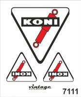 Koni Aufkleber Sticker 3er Set (Art. 7111)
