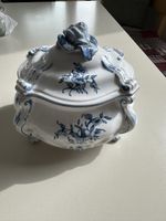 Terrine La Céramique Moustiers blau weiss Keramik