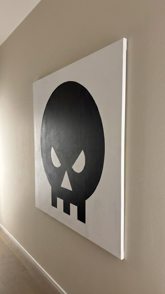 Dipinti: Icon 01: Skull (Grossformat 120x120cm) – Nuovo e nell'imballaggio originale da Adliswil venduto da GermanK 1