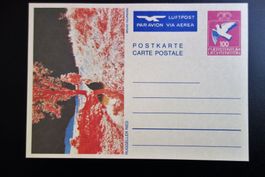 1984 3 Postkarten Taube Liechtenstein **