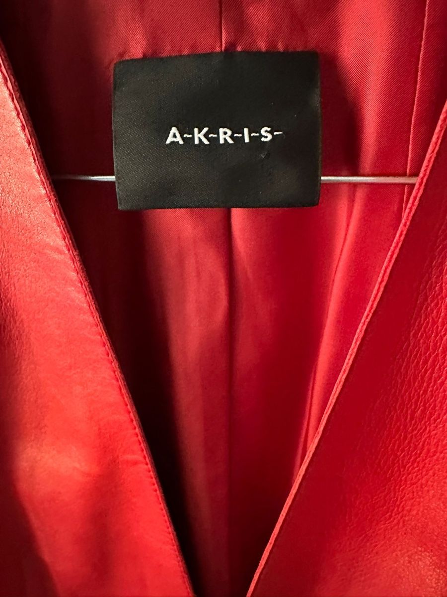 Akris Giacche: Rote Akris Lederjacke, Gr. 38 – Nuovo (secondo la descrizione) da Binningen venduto da Yuliya15 1
