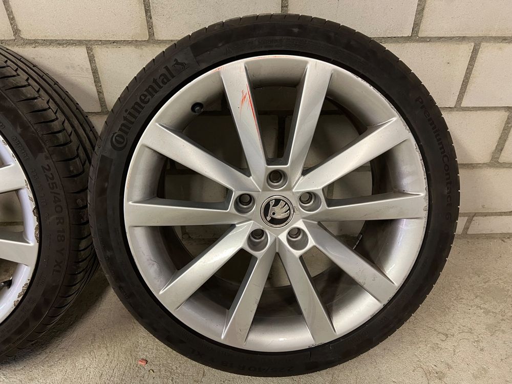 Skoda Octavia 18 Zoll Original Alufelgen mit Sommerreifen Kaufen auf Ricardo