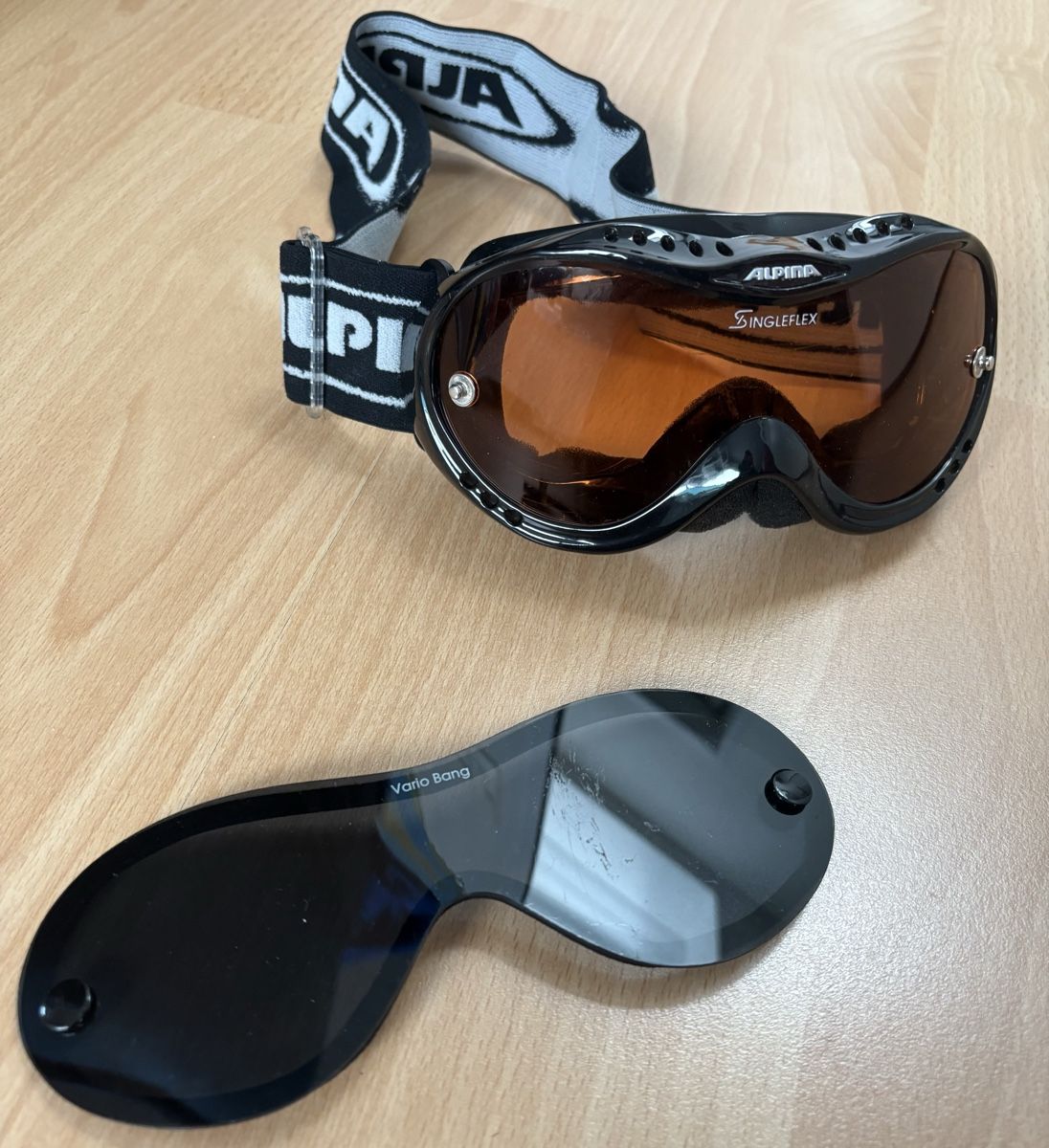 Alpina Occhiali & Lenti: Kinder Skibrille von Alpina  – Usato da Hünenberg See venduto da spartakus02 2