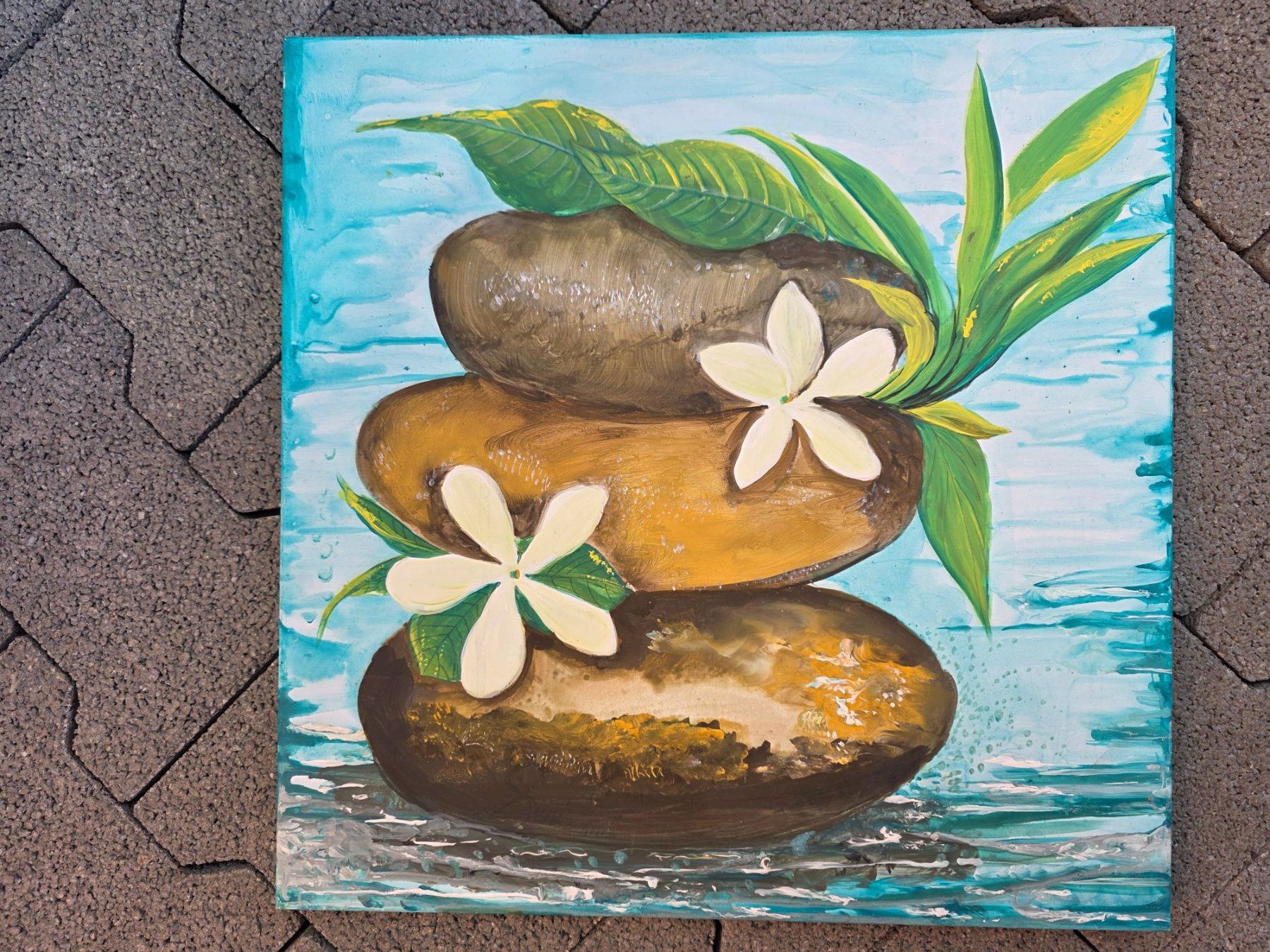 Gemälde: Feng Shui Acryl Gemälde - Suri 2019 – Gebraucht aus Walterswil BE von Lonitti 1