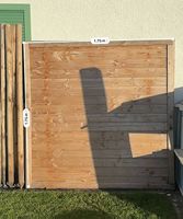 Sichtschutzwand mit Pfosten