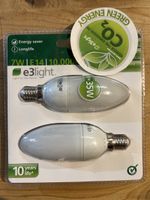 2x Energiesparlampen e3light 7W E14 10'000h