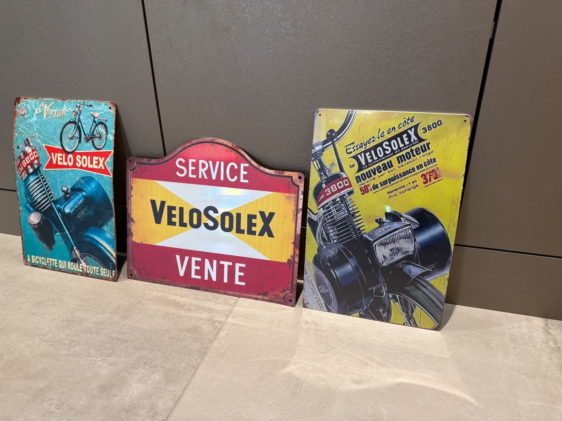 Solex Schilder: Ab 1.- CH /%% Velo SOLEX Design Vintage Tafel NEU ! SCHILD! – Neu und originalverpackt aus Seon von Aaargauer01 8