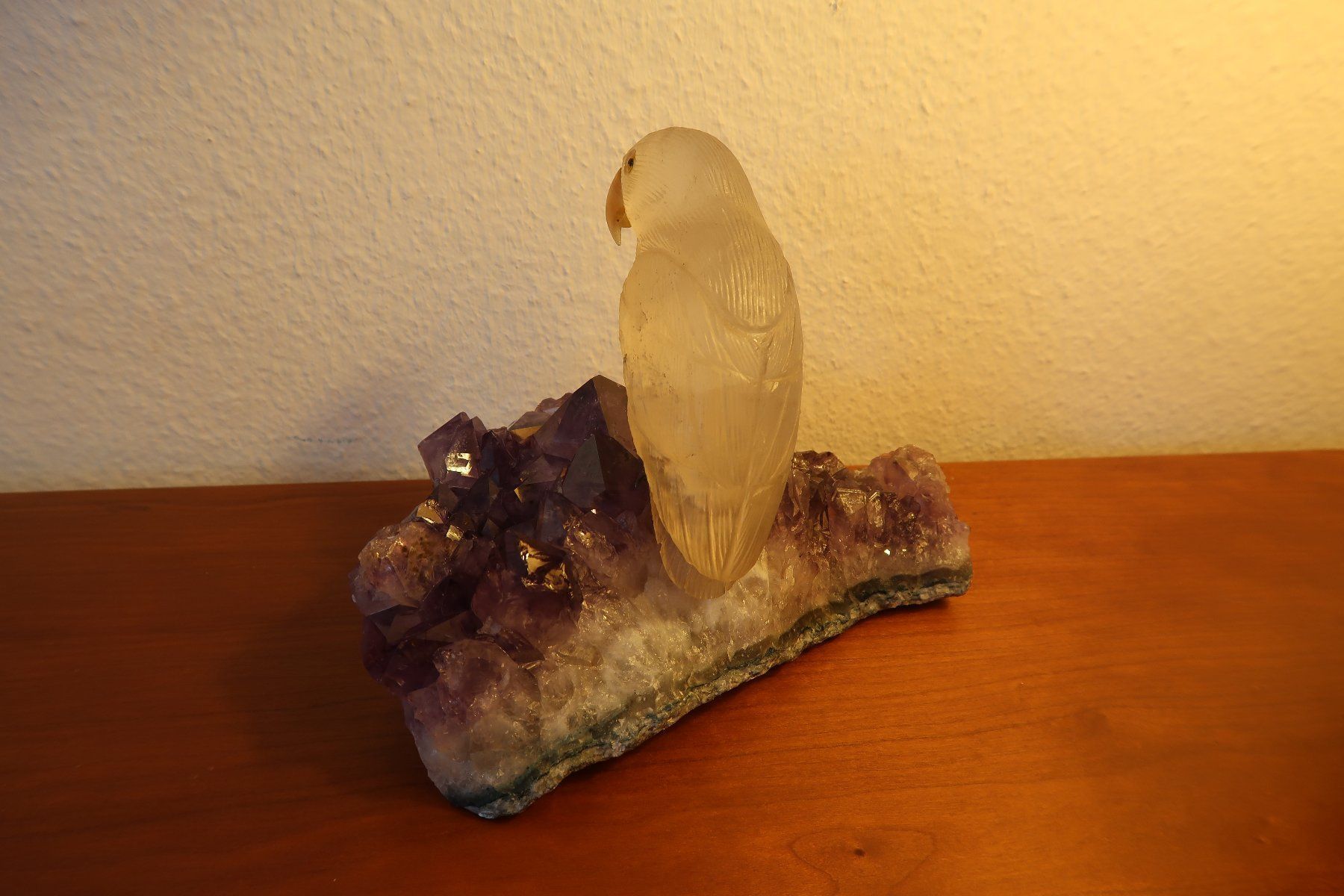 Minerali & Pietre curative: Amethyst mit Vogel – Usato da Erlenbach ZH venduto da milliway_42 2