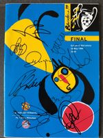 Signiertes Manchester United CL Final 1999 Programm