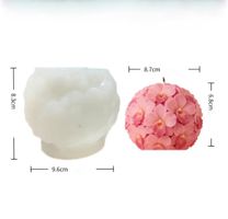 Giessform Silikonform Kerzenform Kugel Frangipani
