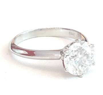 Anelli: 2.01ct. E/SI Zweikaräter Solitärring Diamantring, LP 32.900 – Nuovo e nell'imballaggio originale da Zürich venduto da juwelier-damken 6