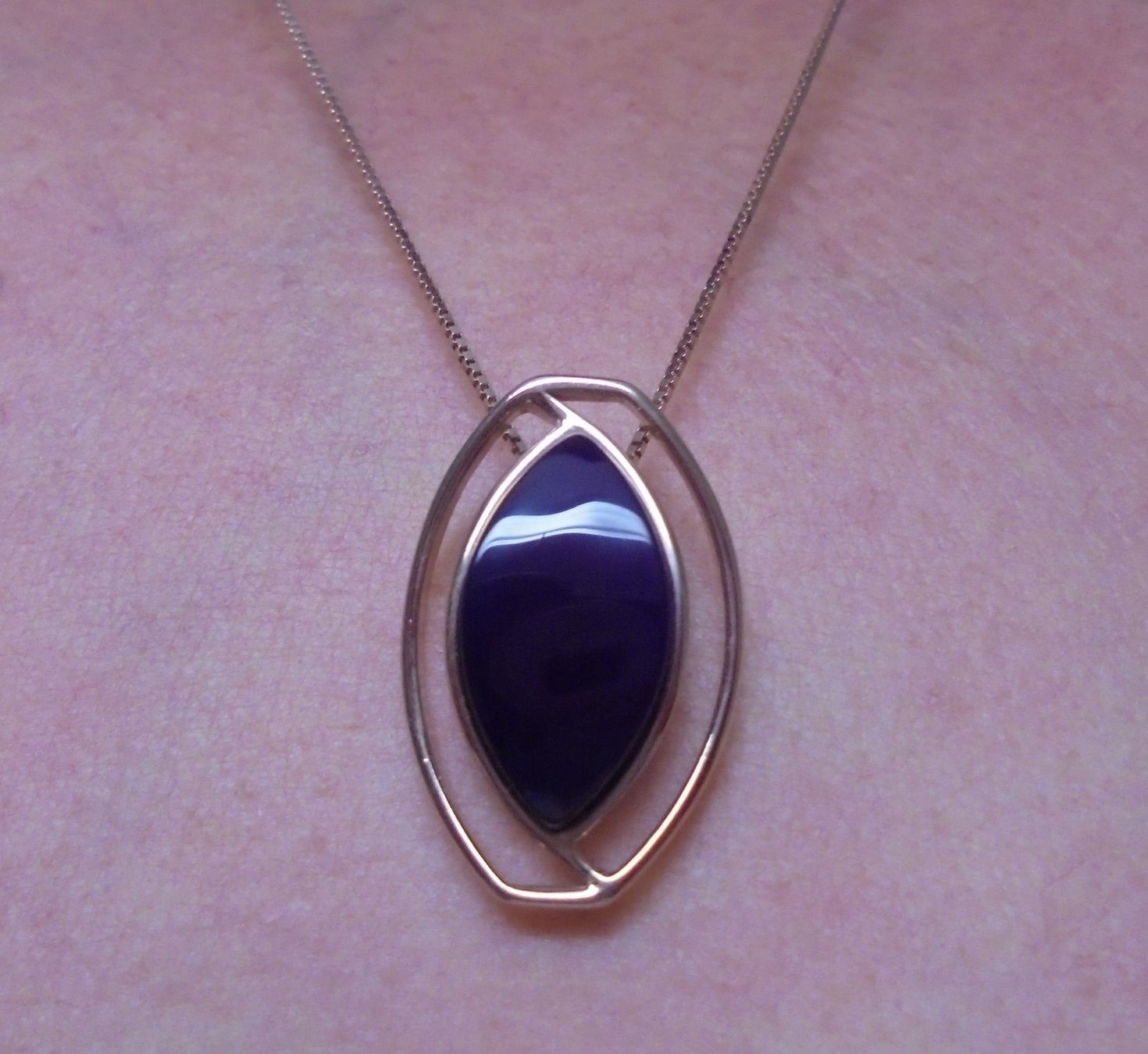 Anhänger: Echtschmuck: Violetter Achat-Silberanhänger – Neu (gemäss Beschreibung) aus Zuchwil von maumauchi 3