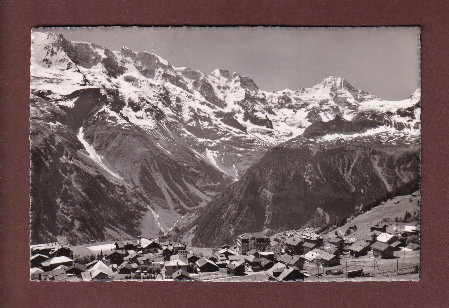 Cartoline postali: MÜRREN - Teilansicht - 1941 – Usato da Pully venduto da nicecards-shop