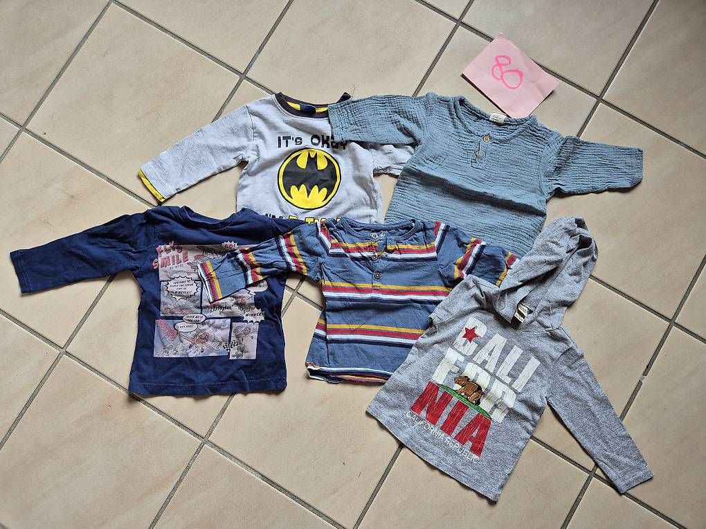 Lotti & Set di vestiti: 9xShirts lang + 8xkurz 80 – Usato da Seeberg venduto da Zauberfee95 1