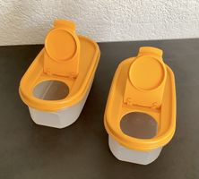 Tupperware Vorratdsosen orange weiss 2er Set guter Zustand