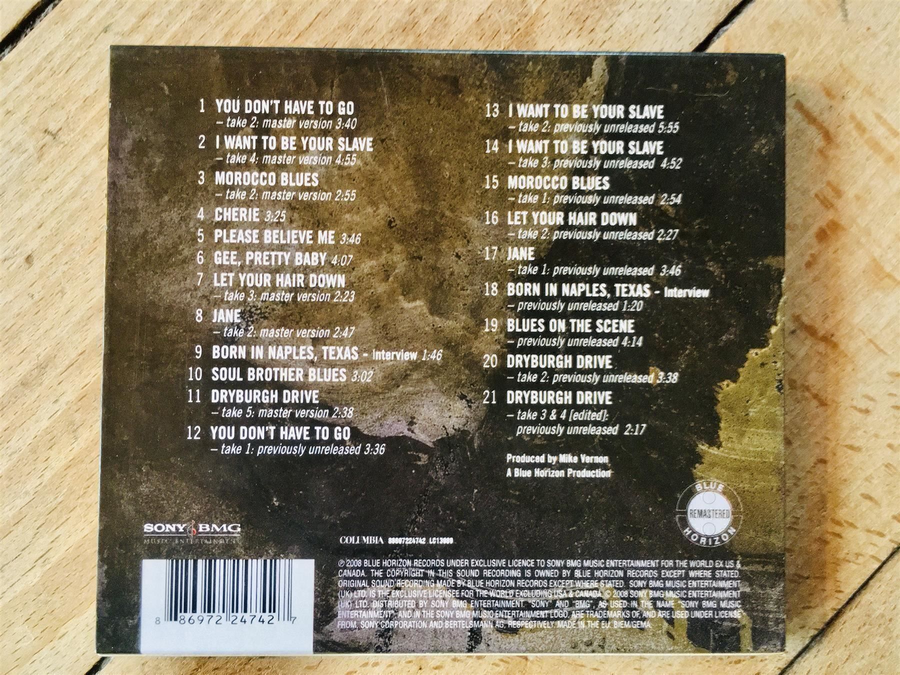 CD: Curtis Jones - Complete Blue Horizon CD – Usato da Luzern venduto da Needful_Things 1