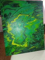 "GREEN IMPULSE" Astratto,moderno 40x50 