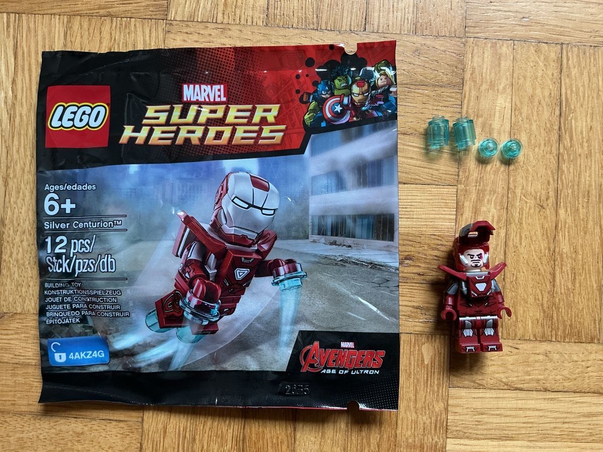 Lego Statuette: 2x LEGO Marvel Super Heroes Iron Man Silver Centurion – Nuovo (secondo la descrizione) da Zürich venduto da R4diant