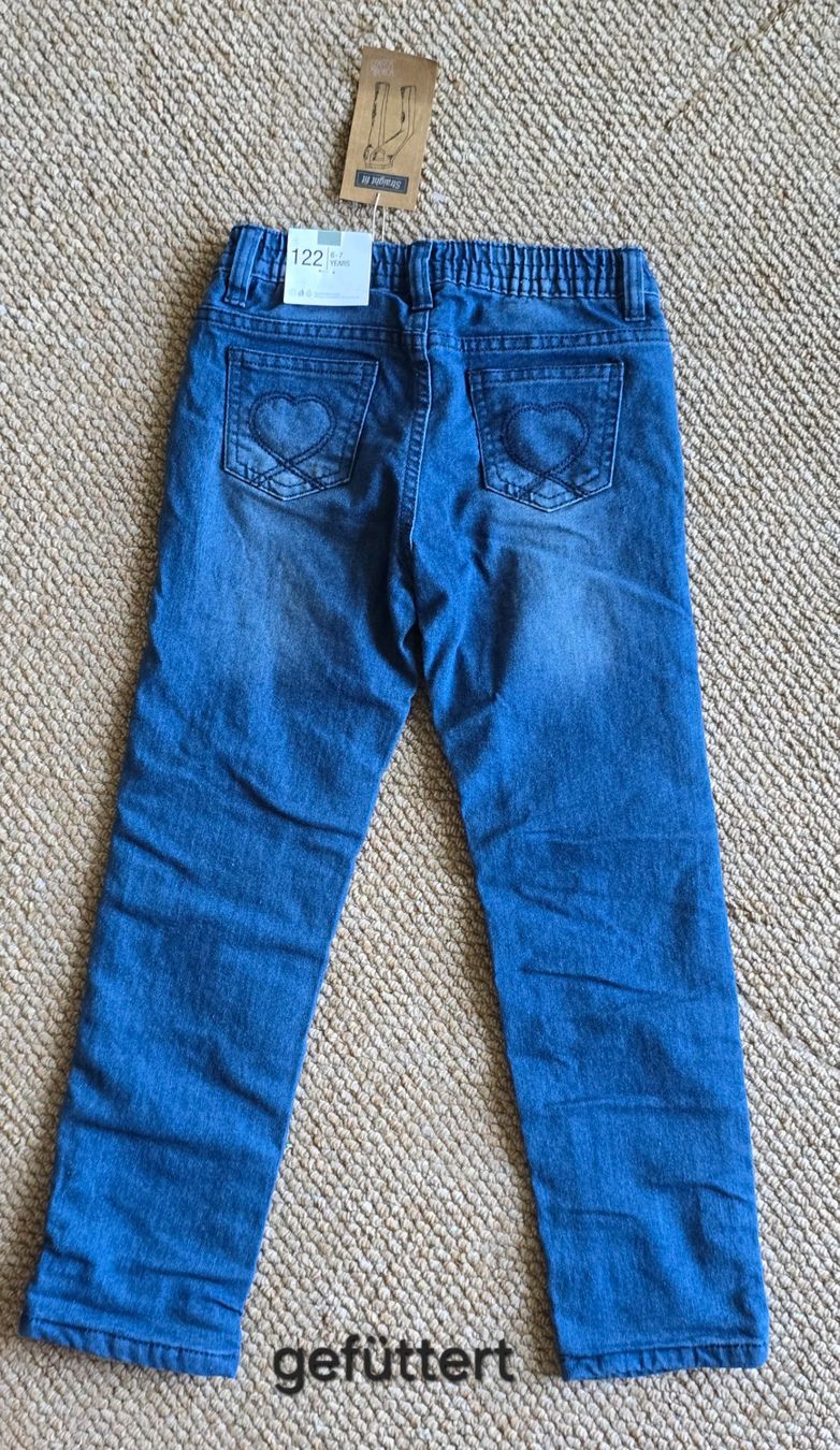 Pantalons: Mädchen Jeans Gr 122 gefüttert – Neuf avec emballage d'origine à Meggen par everydaysale 1