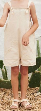 Liilu Latzhose bio Baumwolle beige Grösse 140 10 Jahre