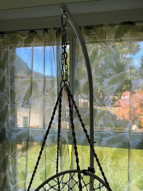 Poltrone pensili da giardino: Hängesitz / Hängesessel mit Halterung – Usato da Interlaken venduto da joe-luzern 1