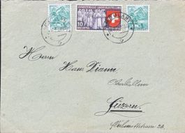 Schweiz 1939 Landesausstellung Zürich - Brief Luzern Oberwil
