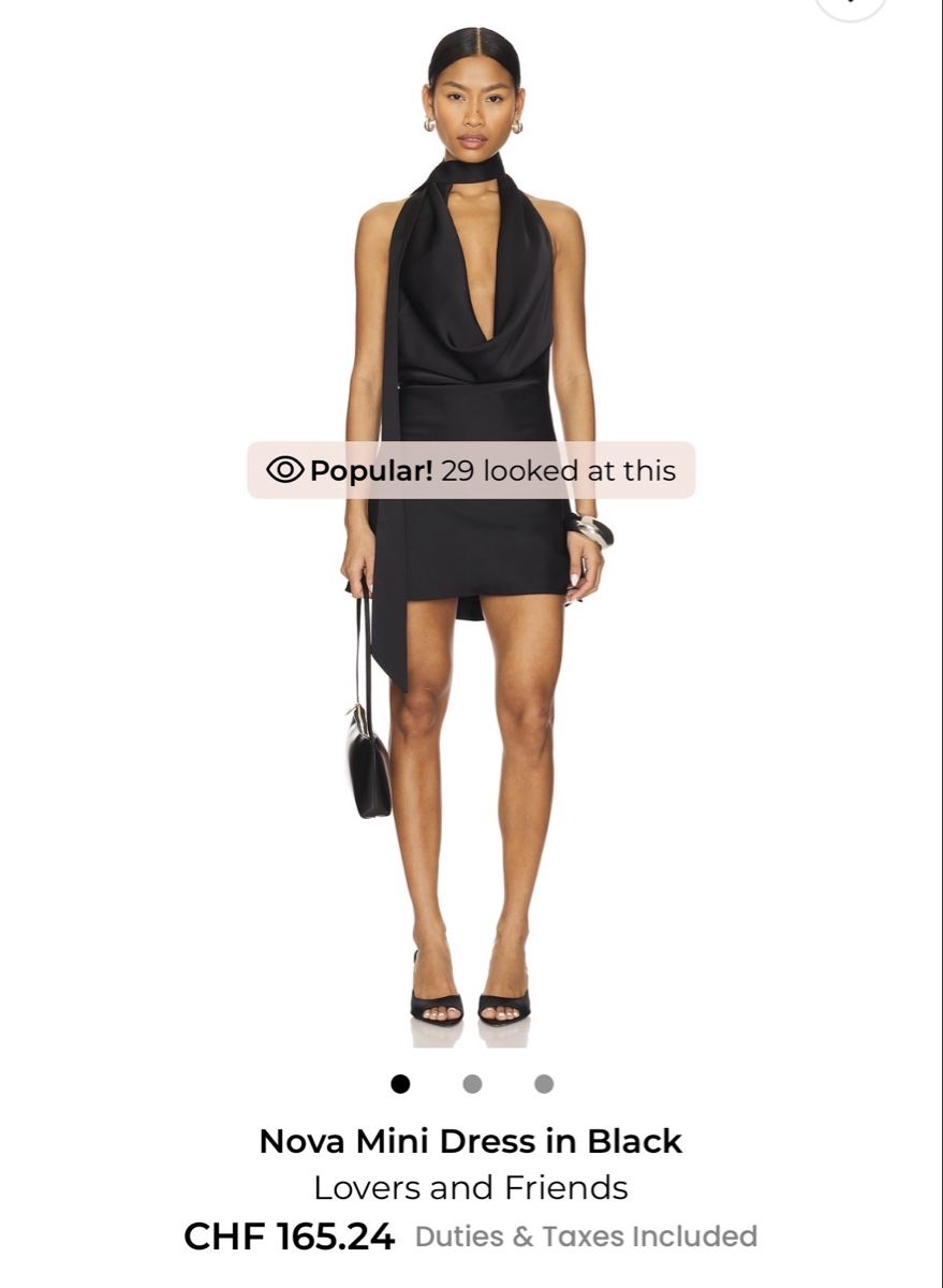 Kleider: Mini Kleid Nova Lovers and Friends Schwarz – Neu (gemäss Beschreibung) aus Zürich von tan_wyj9