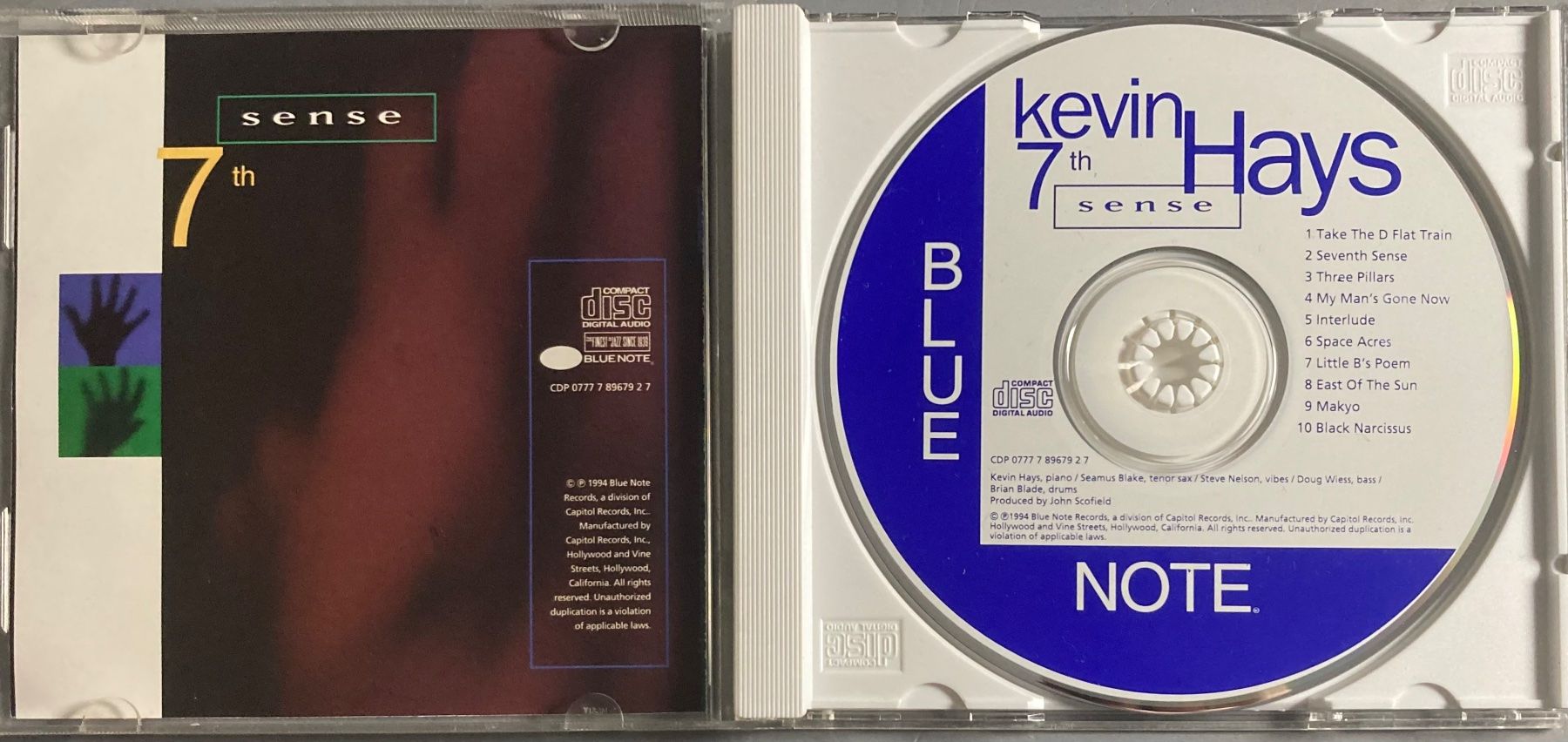 CD: KEVIN HAYS - SEVENTH SENSE – Usato da Poliez-Pittet venduto da Newtown-Records 2