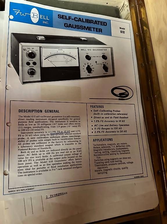 Messen: Bell 610 Gaussmeter – Gebraucht aus Nebikon von schnischna80 7