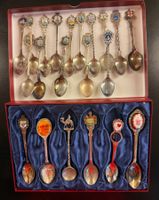 Mocca Wappen Löffel-Sammlung (18 Stück)